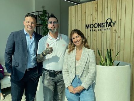 Moonstay owners and Marc